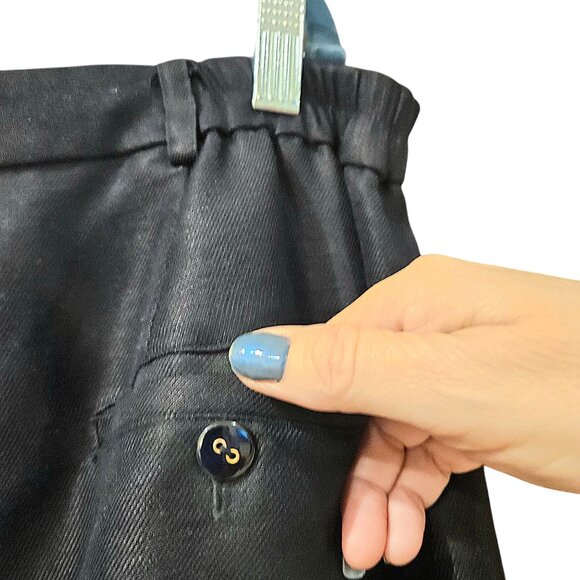 17.Emma James Liz Claiborne Black Linen Blend Pockets Quality Dress Pants Sz 20W - Picture 2 of 6